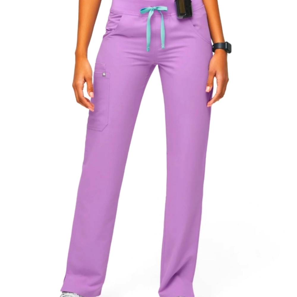 women's Lilac Dawn Kade™ - Cargo Scrub Pants - M / Lilac Dawn